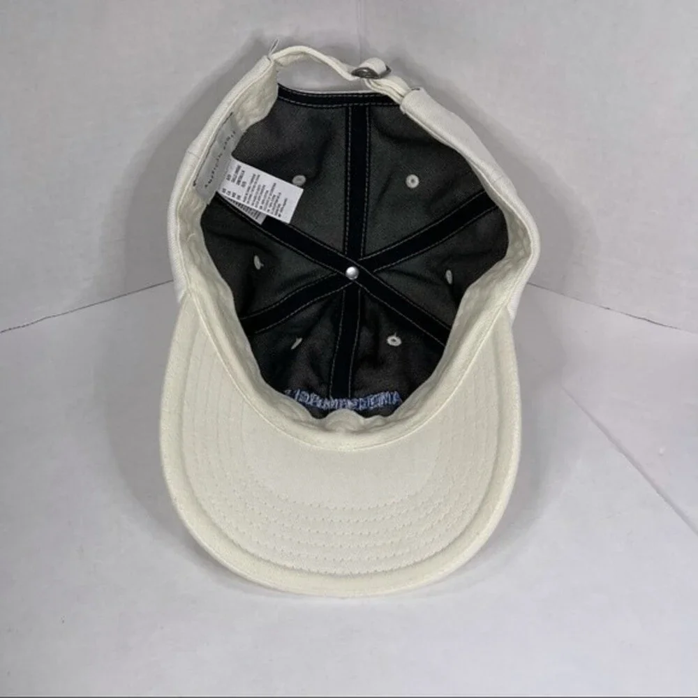 American Eagle Outfitters Hat AE White Embroidered Logo 100% Cotton One Size